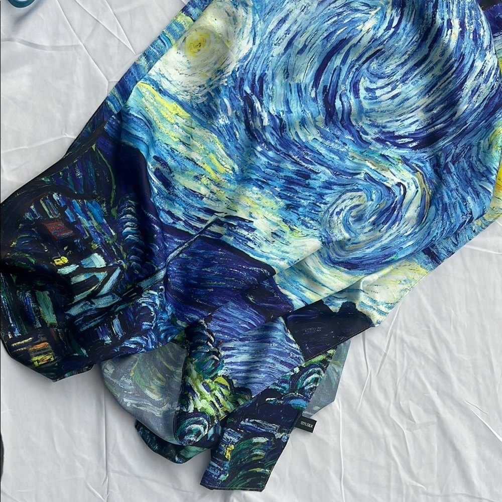 Starry Night Inspired Scarf